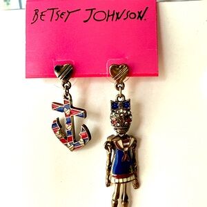 Betsey Johnson Nautical Earrings